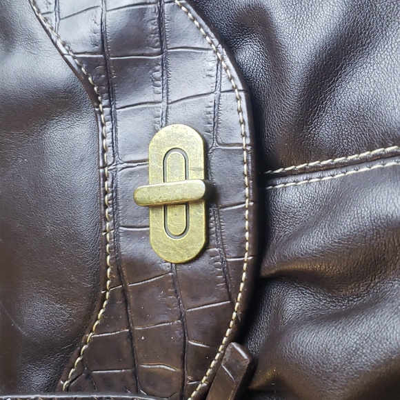 Vintage Beautiful Strang Design Dark Chocolate Women's Shoulder Bag. - Picture 5 of 16